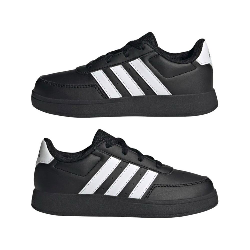 Adidas Black Breaknet 2.0K Tennis Youth Shoes Sneakers SZ/12.5 - Picture 2 of 13